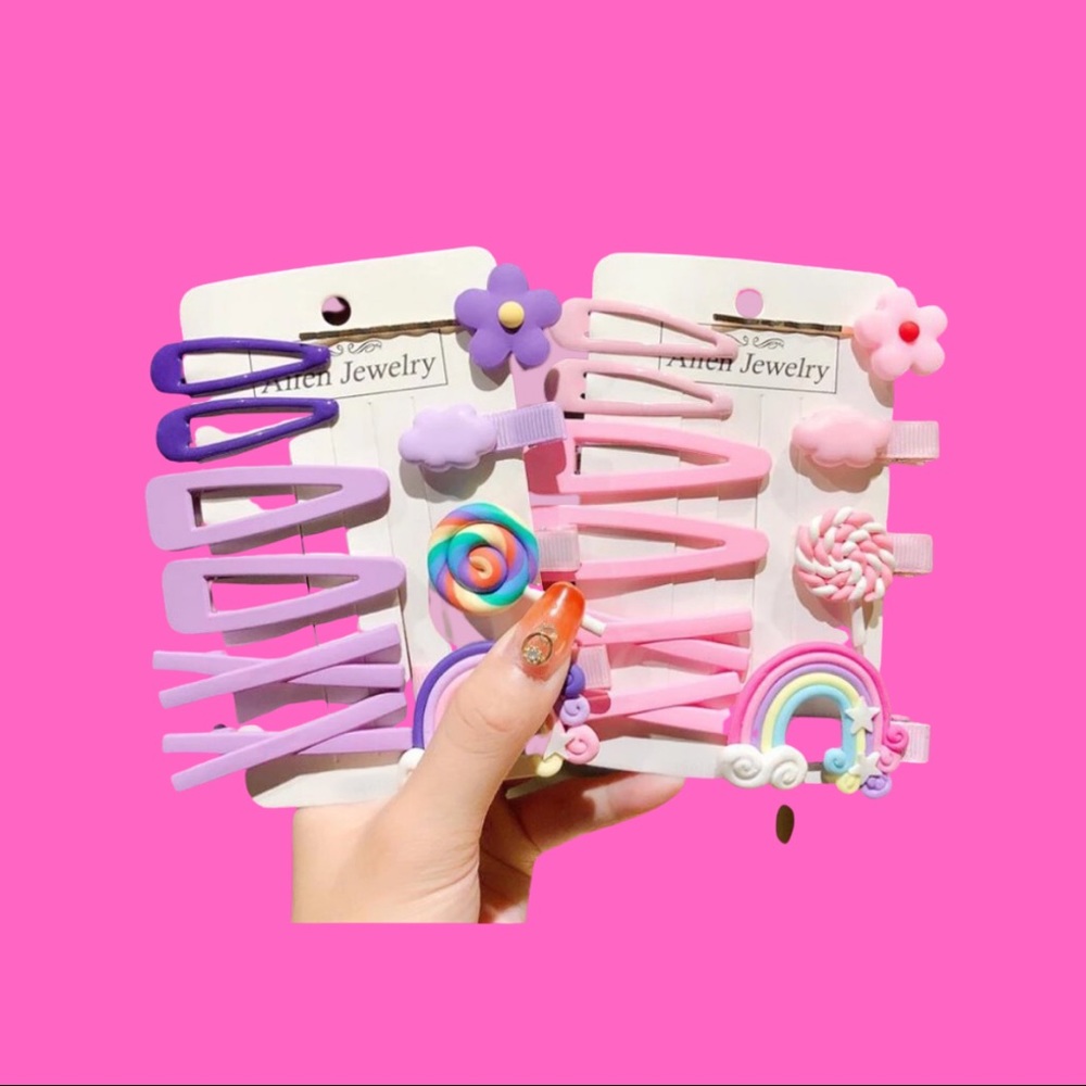 10 PIECE BARRETTES
